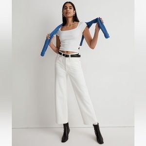 Madewell NWT❗️The Perfect Vintage Wide Leg Crop Style #Nd538